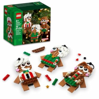 LEGO Gingerbread Ornaments